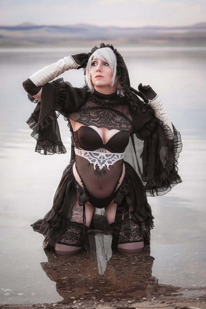 Palefoxlady – 2B (Bride) – NieR: Automata