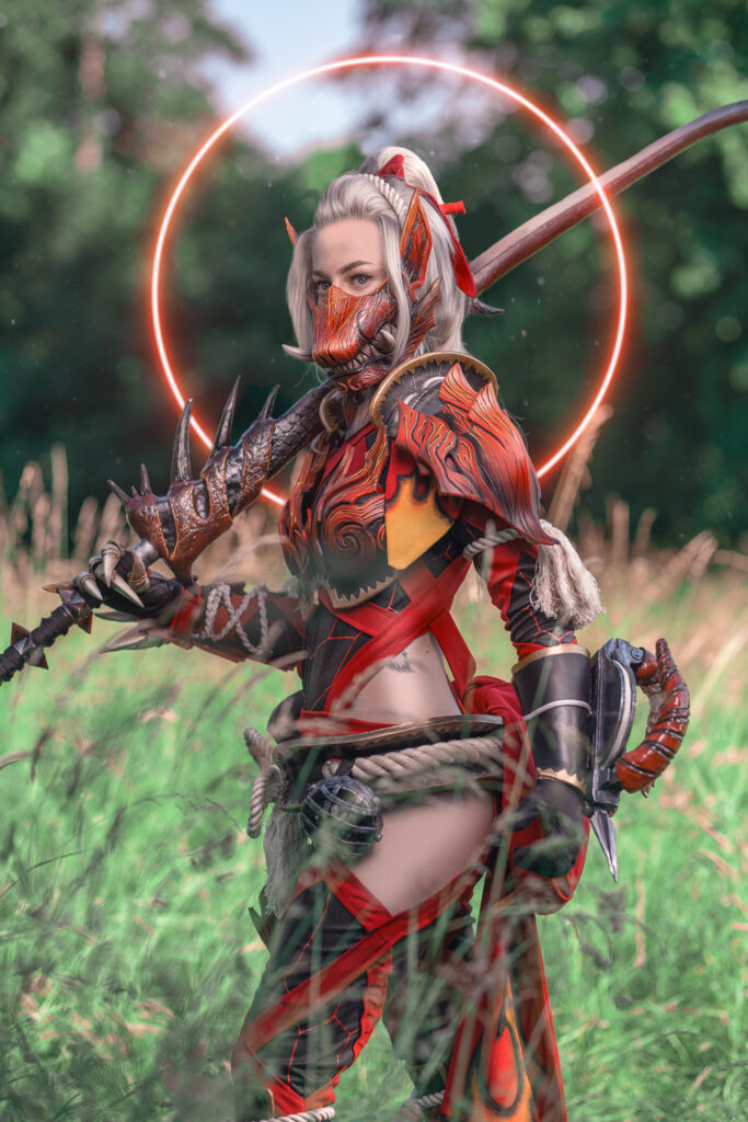 Marie / Amari – Odogaron Rüstung – Monster Hunter World
