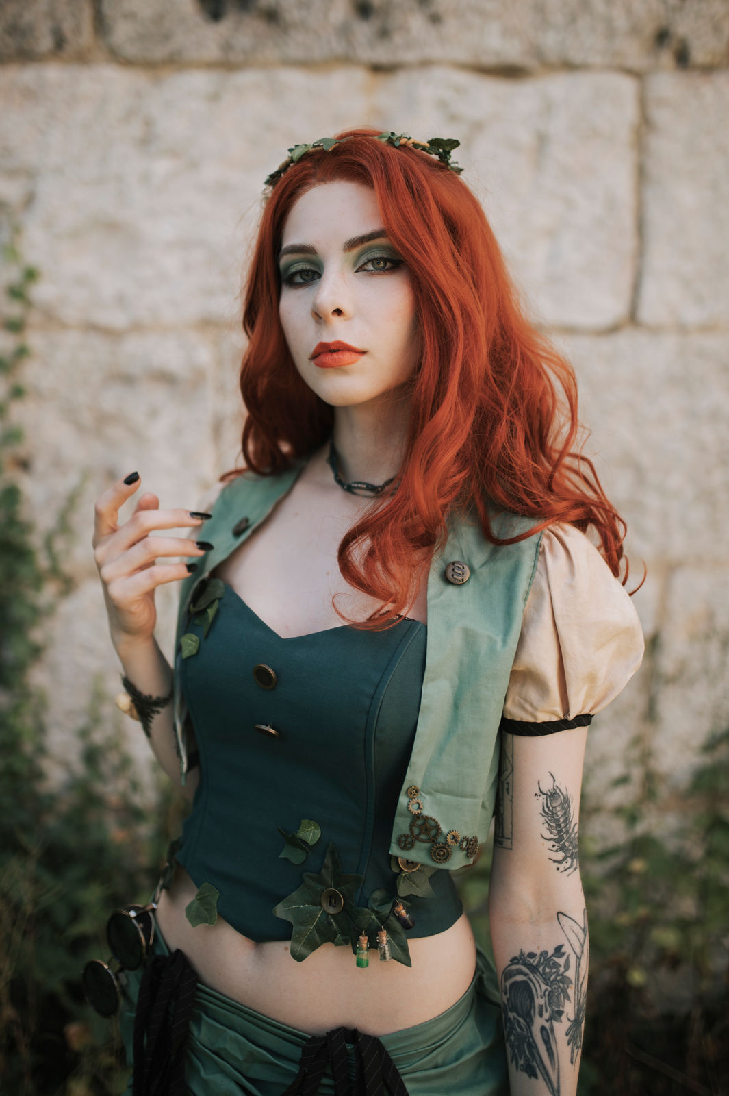 LittleMissBlueberry – Poison Ivy steampunk – DC comics