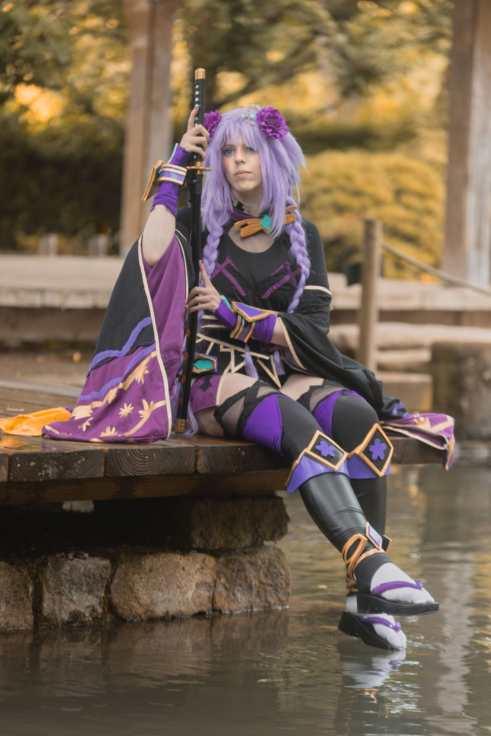 Lyana – Ninja Goddess Purple Heart – Hyper Dimension Neptunia x Senran Kagura Super Ninja Wars