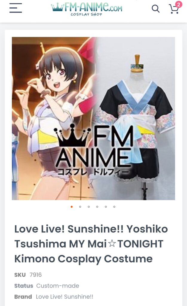 Bobsyfy – Yoshiko Tsushima – MY Mai☆TONIGHT – Love Live! Sunshine!!