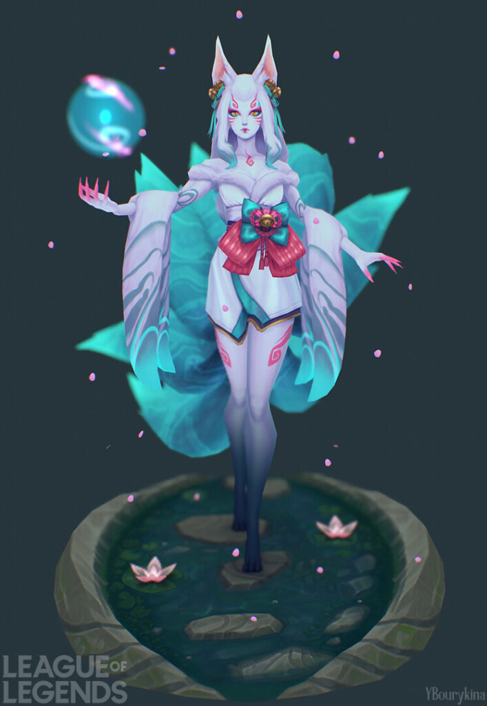 Marie Sändig – Spirit Blossom Ahri white/ult vers. – League of Legends